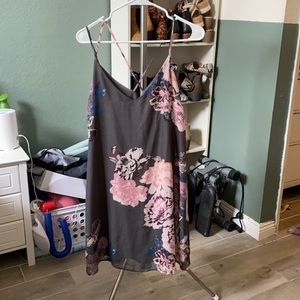 Crisscross back dress